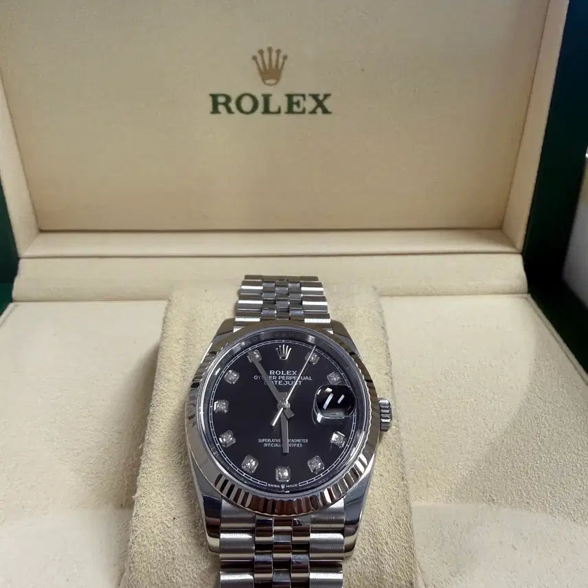 [BUNJANG] Rolex Datejust Black Dial 126234 Wristwatch / 롤렉스 데이저스트 검판 텐포 126234 판매합니다