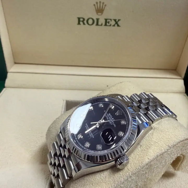 [BUNJANG] Rolex Datejust Black Dial 126234 Wristwatch / 롤렉스 데이저스트 검판 텐포 126234 판매합니다