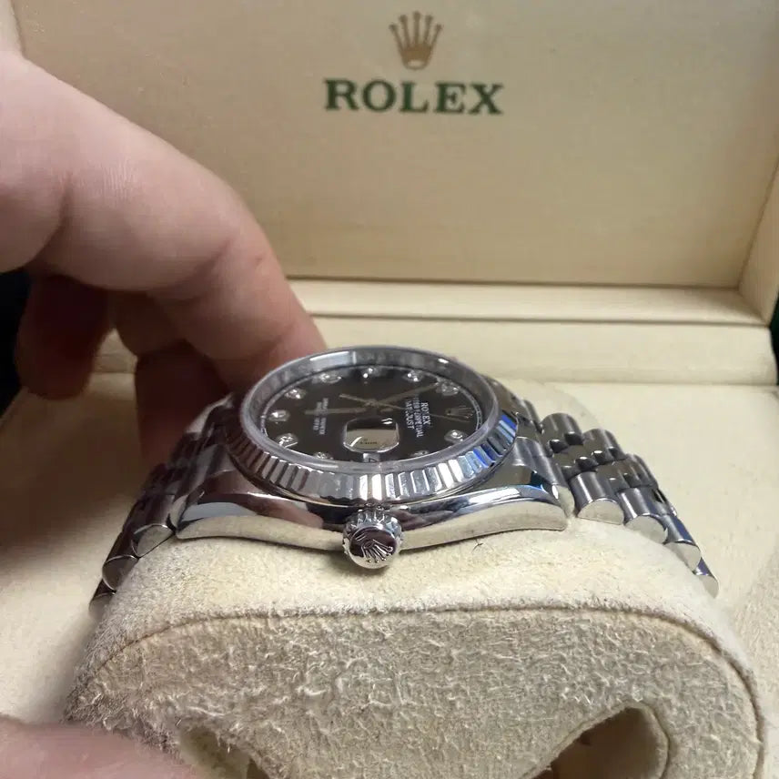[BUNJANG] Rolex Datejust Black Dial 126234 Wristwatch / 롤렉스 데이저스트 검판 텐포 126234 판매합니다