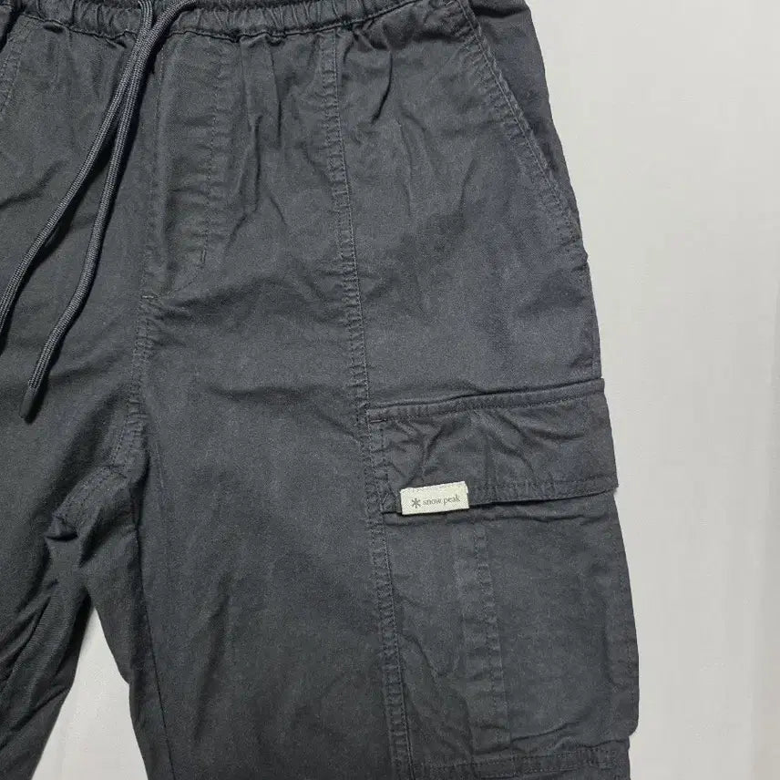 [BUNJANG] Snowpeak Black Cargo Jogger Pants / 스노우피크 블랙 카고 조거팬츠