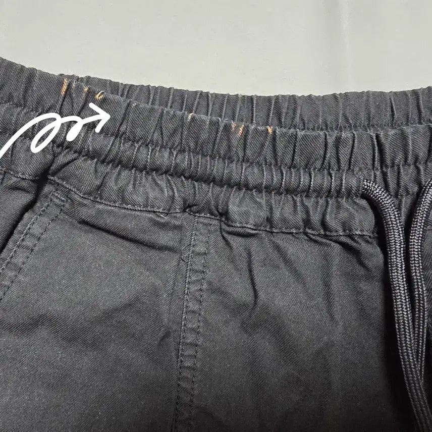 [BUNJANG] Snowpeak Black Cargo Jogger Pants / 스노우피크 블랙 카고 조거팬츠