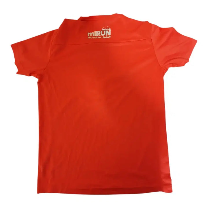 [BUNJANG] Adidas Orange Functional Running Short Sleeve T-shirt / 아디다스 오렌지 기능성 러닝 반팔티 105