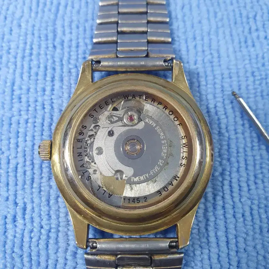 [BUNJANG] GROVANA Automatic 25 Jewels Vintage Watch / 그로바나 1145.2 오토매틱 25쥬얼 빈티지 시계