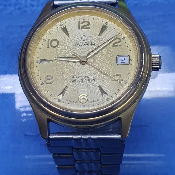 [BUNJANG] GROVANA Automatic 25 Jewels Vintage Watch / 그로바나 1145.2 오토매틱 25쥬얼 빈티지 시계