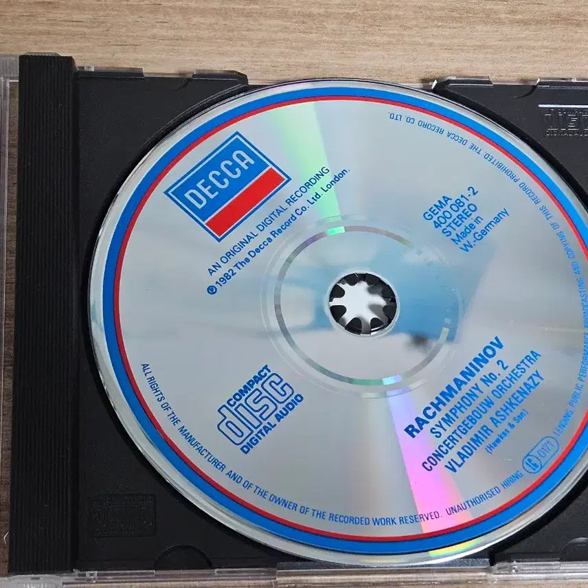 [BUNJANG] Rachmaninov Ashkenazy Symphony No. 2 CD / Rachmaninov: Symphony No.2 - Ashkenazy (