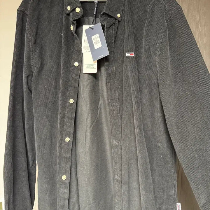 [BUNJANG] Tommy Hilfiger Corduroy Shirt Black XL / 타미힐피거 코듀로이 셔츠 블랙 XL