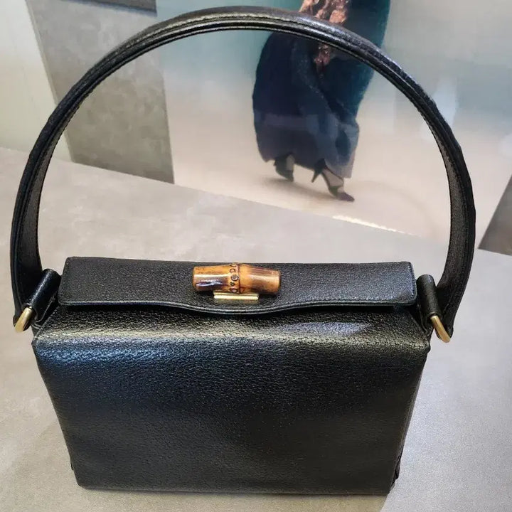 [BUNJANG] Gucci Bamboo Turnlock Handbag / 올드구찌 뱀부 턴락 핸드백