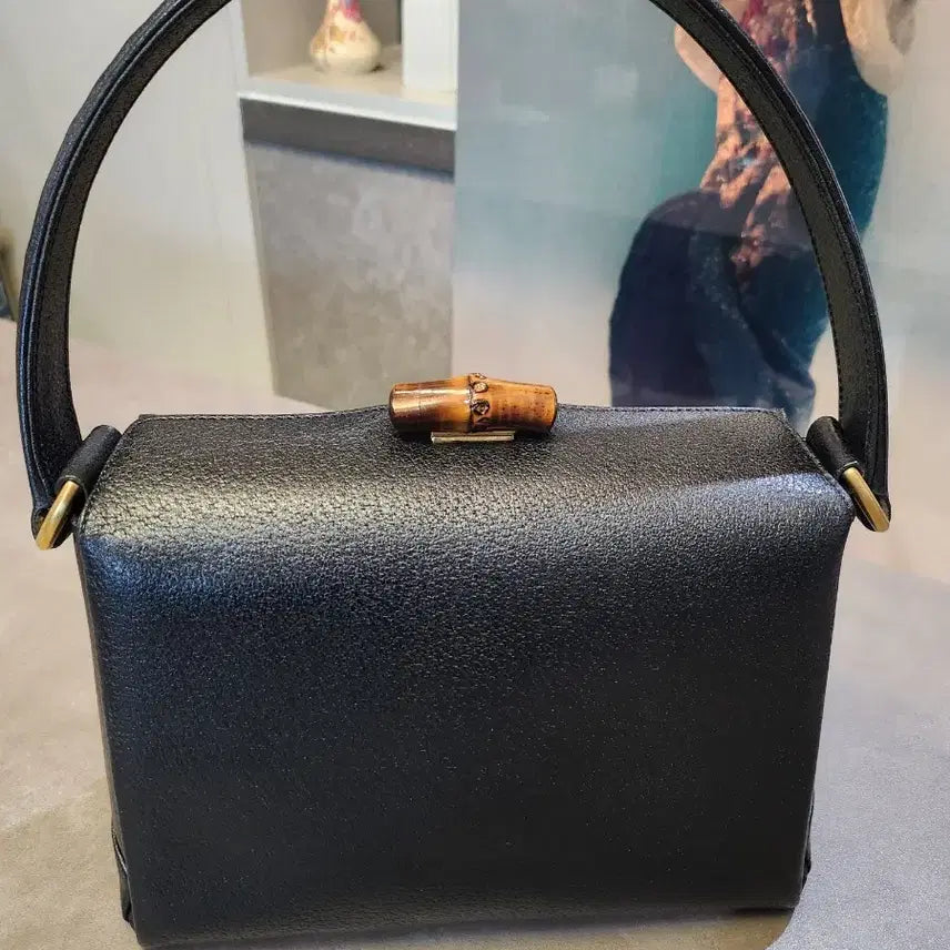 [BUNJANG] Gucci Bamboo Turnlock Handbag / 올드구찌 뱀부 턴락 핸드백