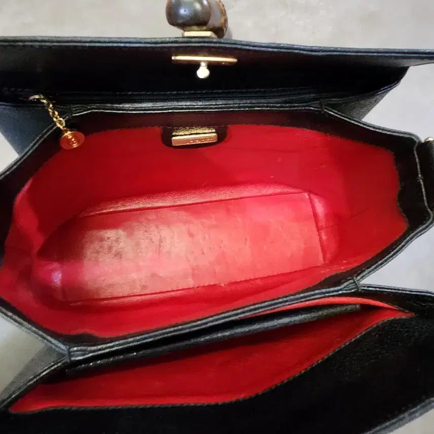 [BUNJANG] Gucci Bamboo Turnlock Handbag / 올드구찌 뱀부 턴락 핸드백