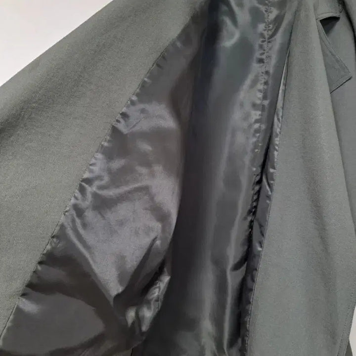 [BUNJANG] BonnyAlex Khaki Loose Fit Roll-Up Sleeve Jacket / 보니알렉스 루즈핏  카키 가오리핏 롤업 소매가능 춘추용 아우터