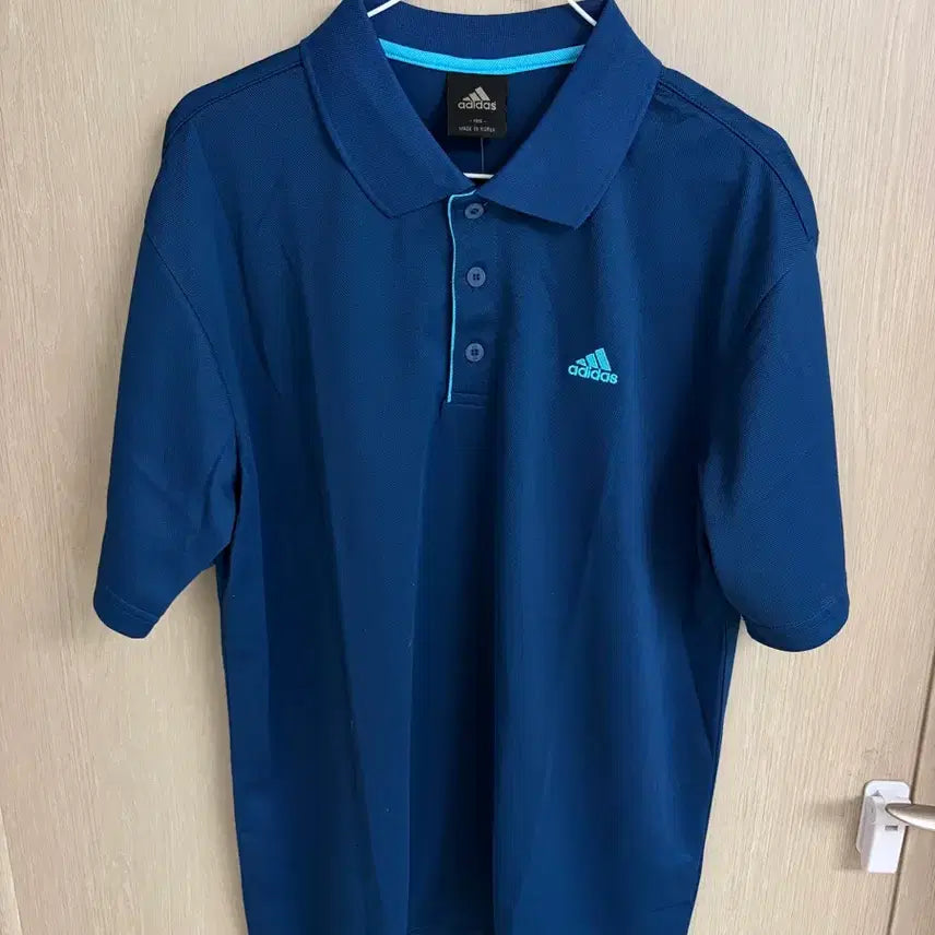 [BUNJANG] Adidas Navy Polo Shirt (Size 105) / 아디다스 네이비 반팔 폴로티 105 새상품