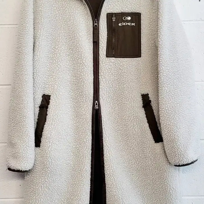 [BUNJANG] Aider Unisex Two-Way Zipper Fleece Coat / 아이더(남여공용) 투웨이지퍼 후리스(뽀글이) 코트(자켓) 판매