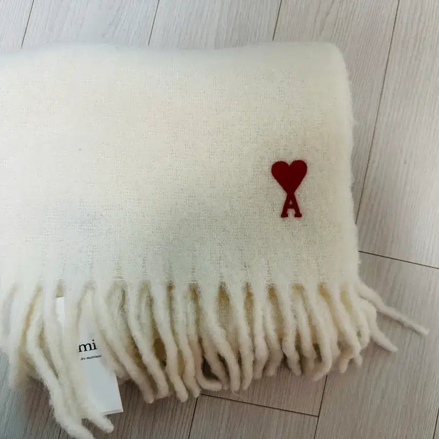 [BUNJANG] BTS Army Logo Ivory Scarf / 아미 머플러