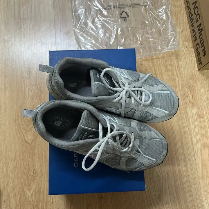 [BUNJANG] New Balance 878 Gray Sneakers / 뉴발란스 878 그레이 280
