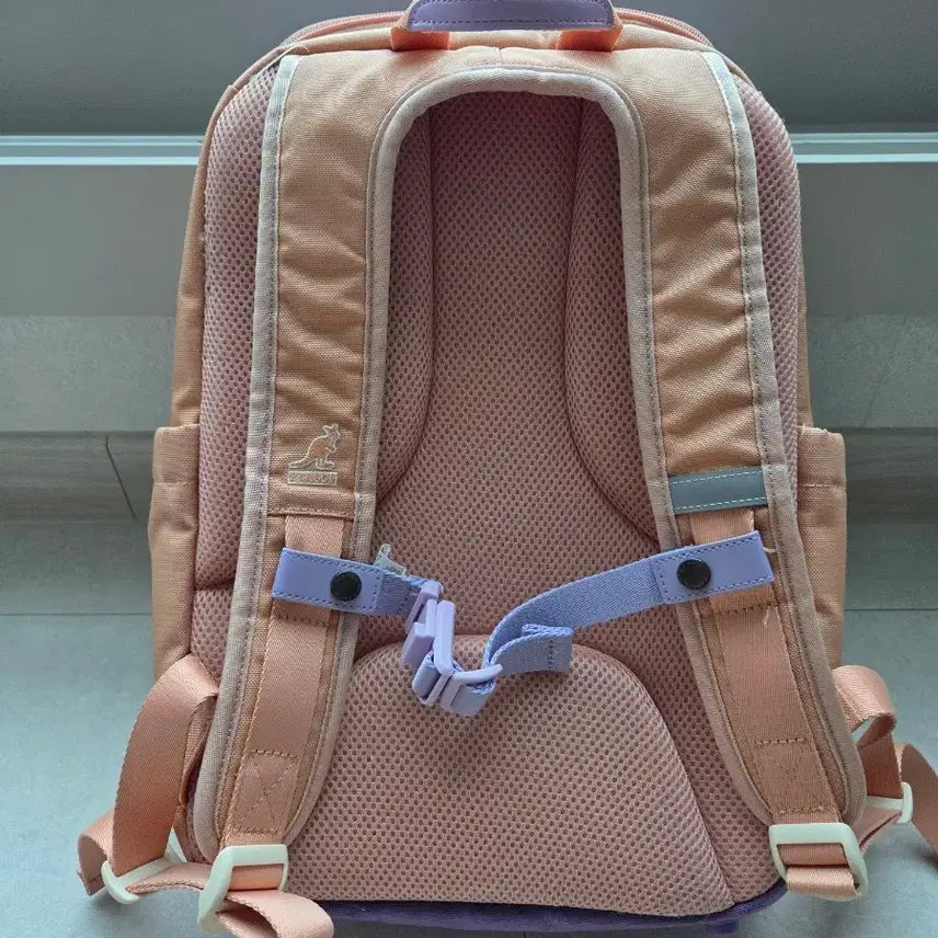 [BUNJANG] Kangol Backpack Purple Coral / 캉골 책가방