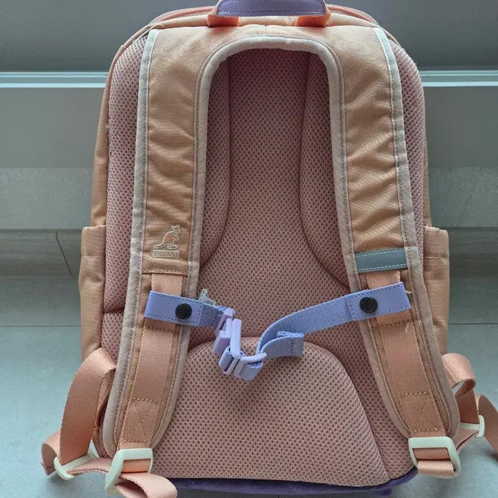 [BUNJANG] Kangol Backpack Purple Coral / 캉골 책가방