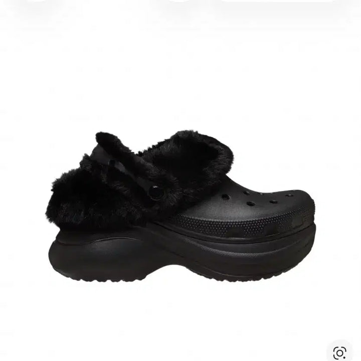 [BUNJANG] Crocs Classic Lined Clog Black W6 / 크록스 클래식 베이 라인드 클로그 블랙 w6