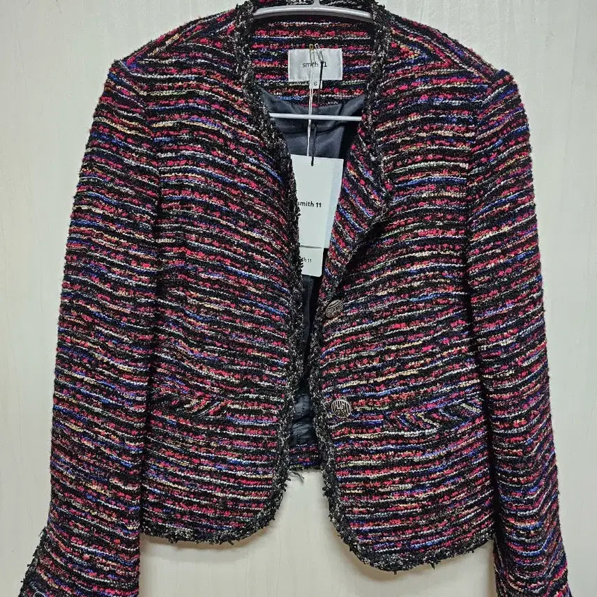 [SOLD OUT] 여성자켓 Smith 11 트위드자켓 믹스컬러 울자켓(새상품/S)