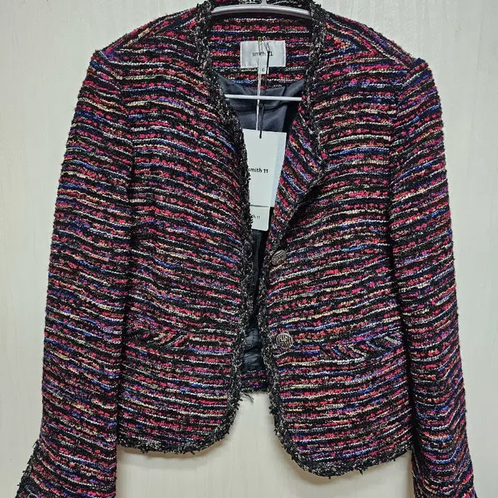 [SOLD OUT] 여성자켓 Smith 11 트위드자켓 믹스컬러 울자켓(새상품/S)