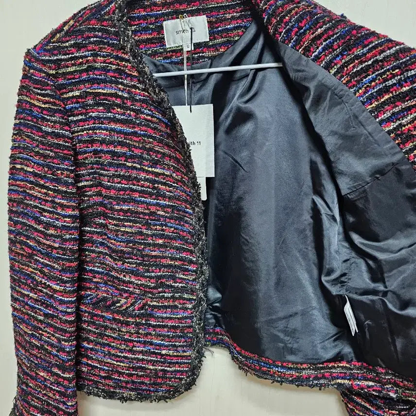 [SOLD OUT] 여성자켓 Smith 11 트위드자켓 믹스컬러 울자켓(새상품/S)