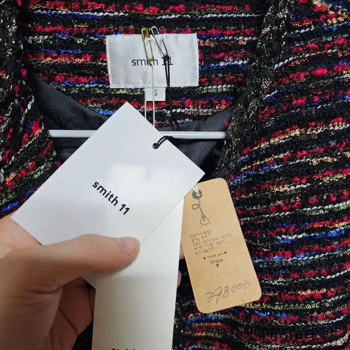 [SOLD OUT] 여성자켓 Smith 11 트위드자켓 믹스컬러 울자켓(새상품/S)