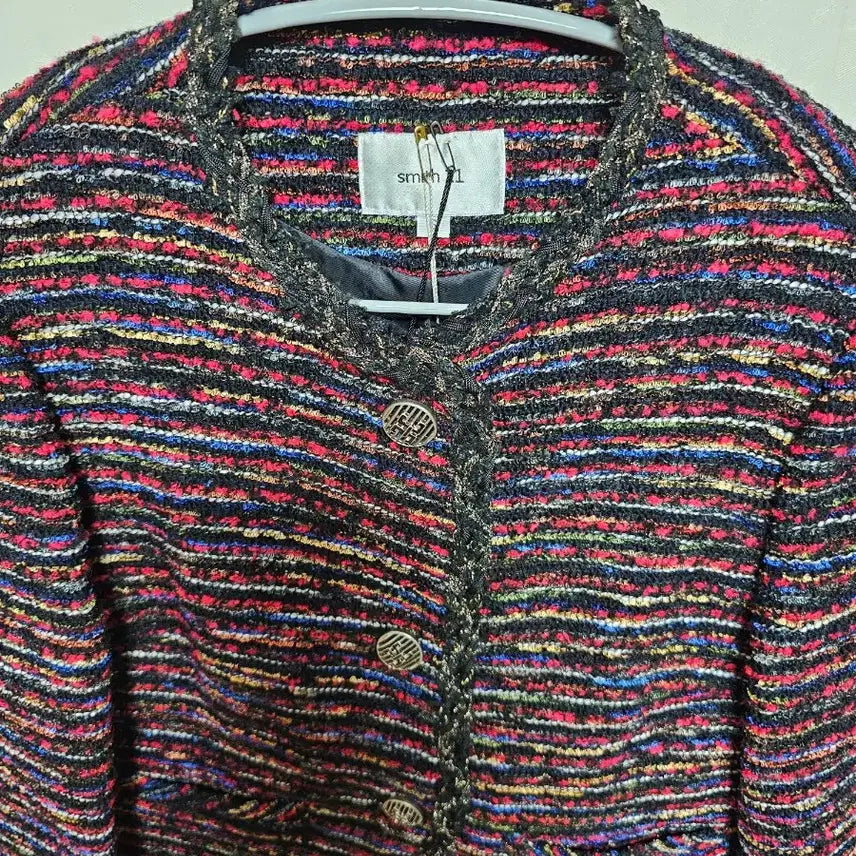 [SOLD OUT] 여성자켓 Smith 11 트위드자켓 믹스컬러 울자켓(새상품/S)