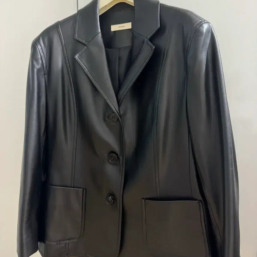 [BUNJANG] Ovneir Vegan Leather Jacket / 오브네어 ovneir 비건레더자켓