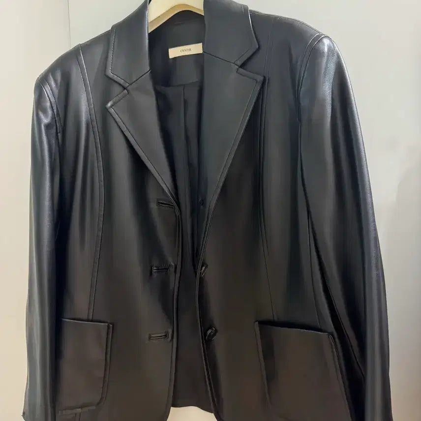 [BUNJANG] Ovneir Vegan Leather Jacket / 오브네어 ovneir 비건레더자켓