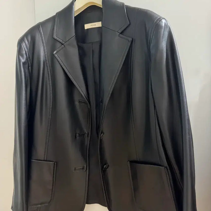 [BUNJANG] Ovneir Vegan Leather Jacket / 오브네어 ovneir 비건레더자켓
