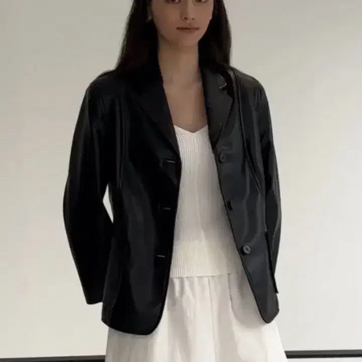 [BUNJANG] Ovneir Vegan Leather Jacket / 오브네어 ovneir 비건레더자켓