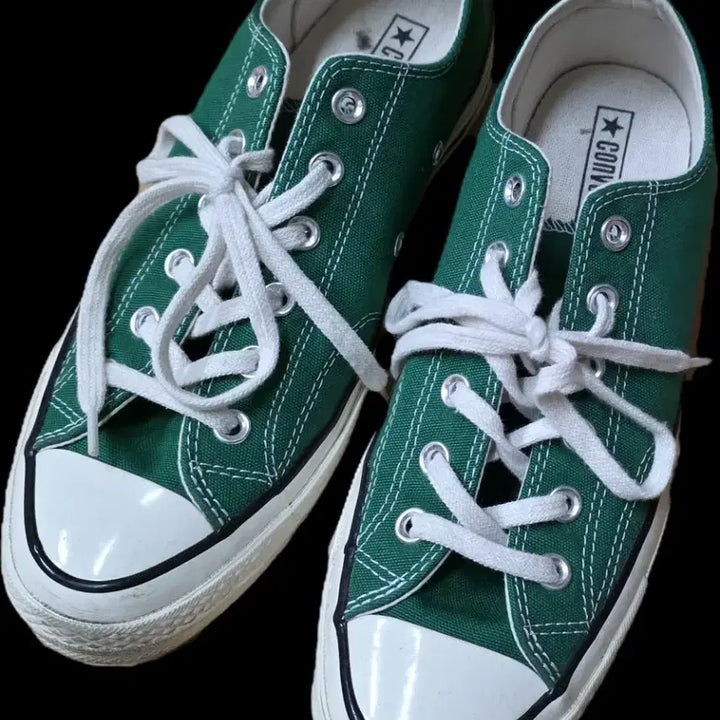 [BUNJANG] Converse Chuck Taylor Low Green Sneakers / [7.5] 컨버스 척테일러 로우 그린