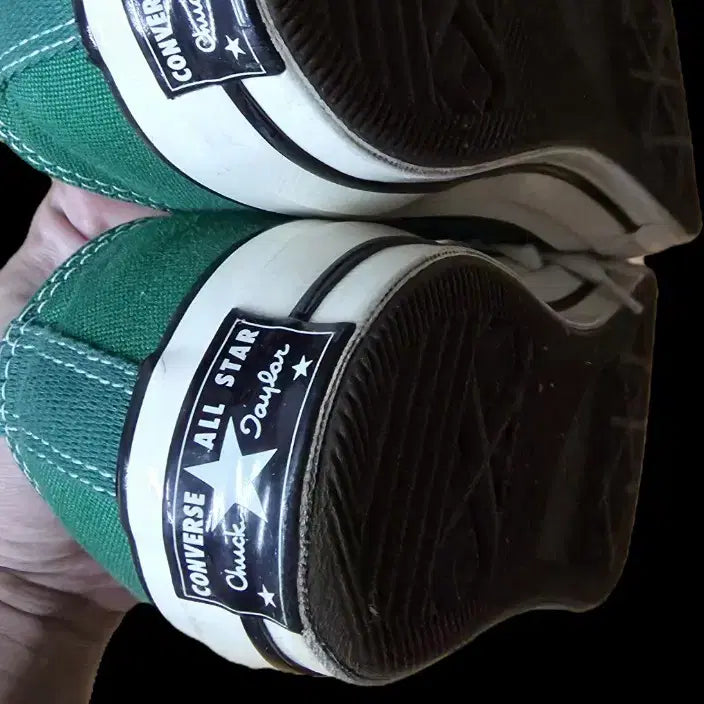 [BUNJANG] Converse Chuck Taylor Low Green Sneakers / [7.5] 컨버스 척테일러 로우 그린
