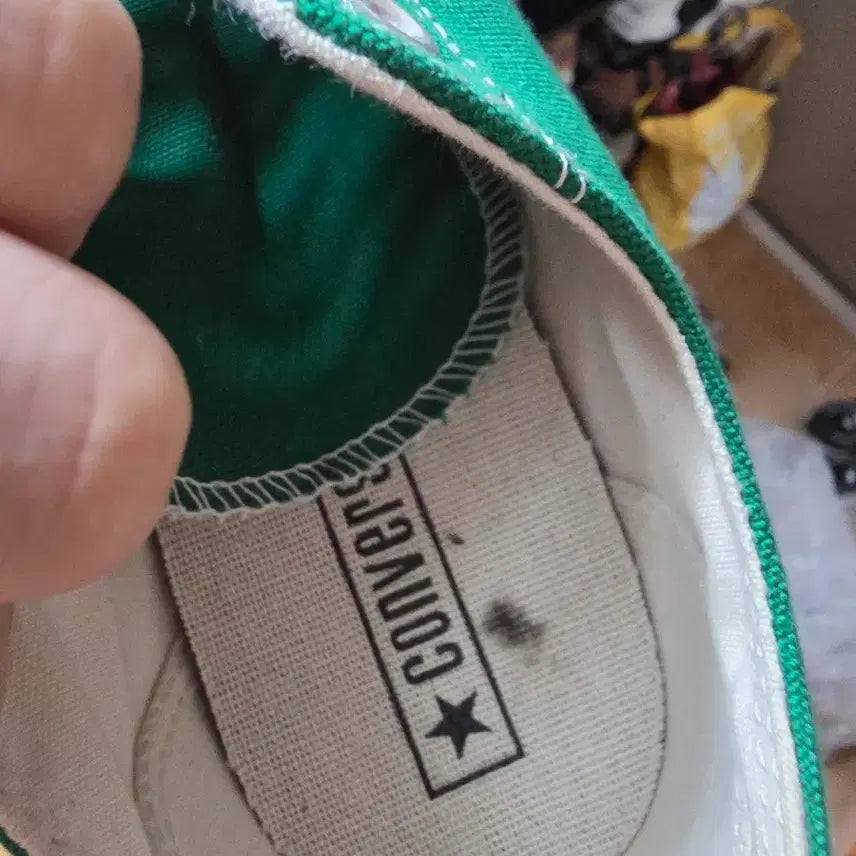 [BUNJANG] Converse Chuck Taylor Low Green Sneakers / [7.5] 컨버스 척테일러 로우 그린
