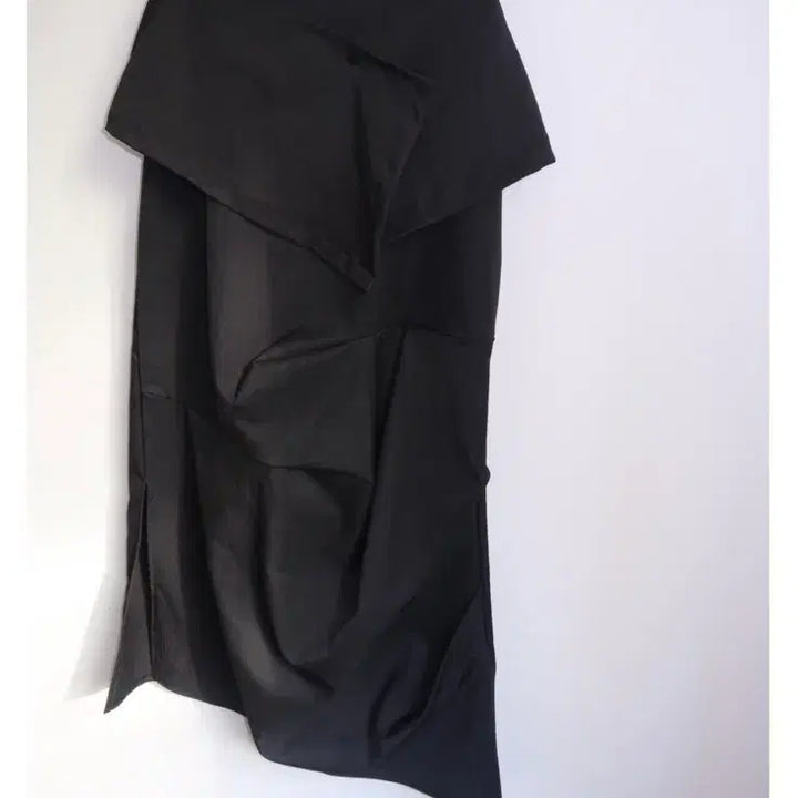 [BUNJANG] Murrow Drape Long Skirt Black / 뮤로우 드레이프 롱스커트 블랙
