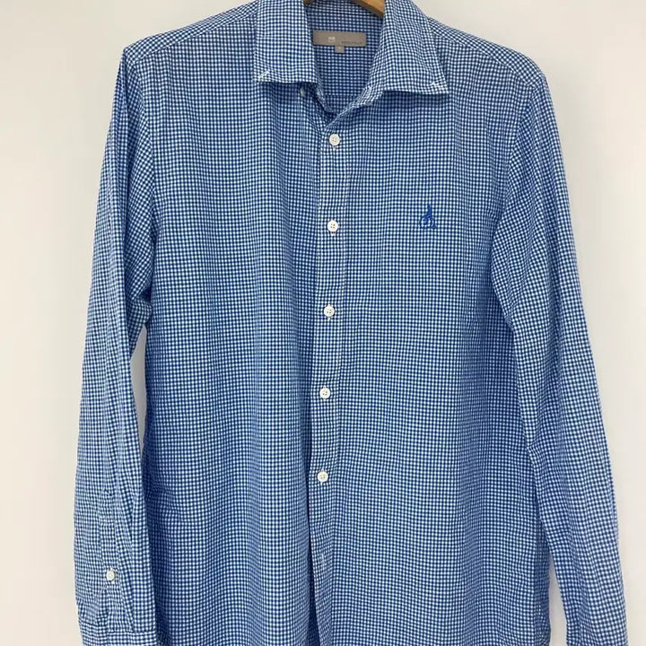 [BUNJANG] Beanpole Gingham Check Shirt M / 빈폴 깅엄 체크 셔츠 M