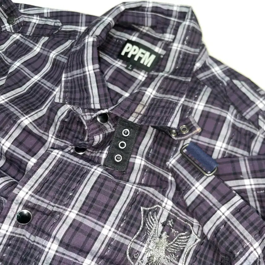 [BUNJANG] PPFM Japanese Vintage Checkered Shirt / Japanese vintage 갸루 체크셔츠