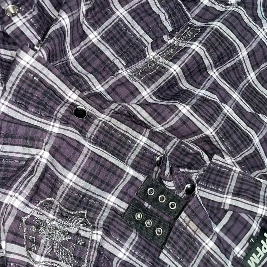 [BUNJANG] PPFM Japanese Vintage Checkered Shirt / Japanese vintage 갸루 체크셔츠