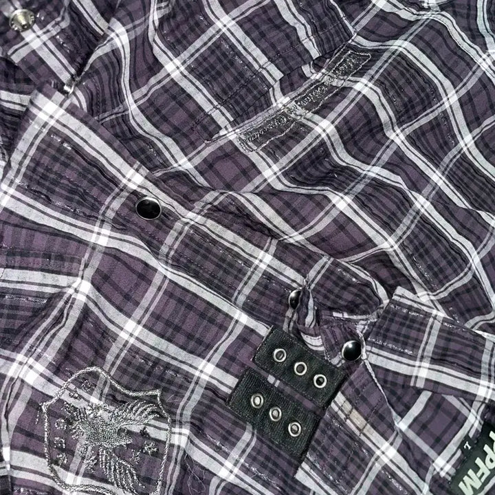 [BUNJANG] PPFM Japanese Vintage Checkered Shirt / Japanese vintage 갸루 체크셔츠