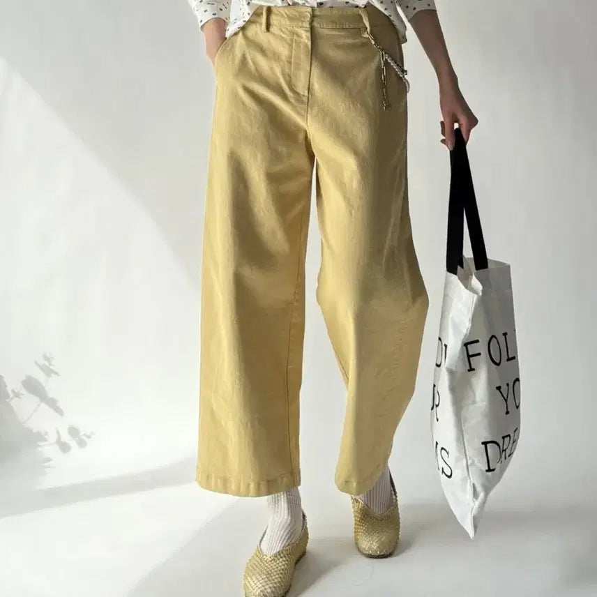 [BUNJANG] Cotton Spandex Twill Pants / 사이즈 포인트 팬츠