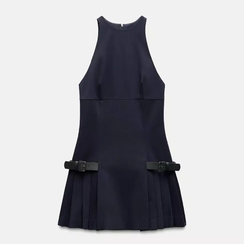 [BUNJANG] Zara Side Buckle Mini Dress / 자라 사이드 버클 원피스