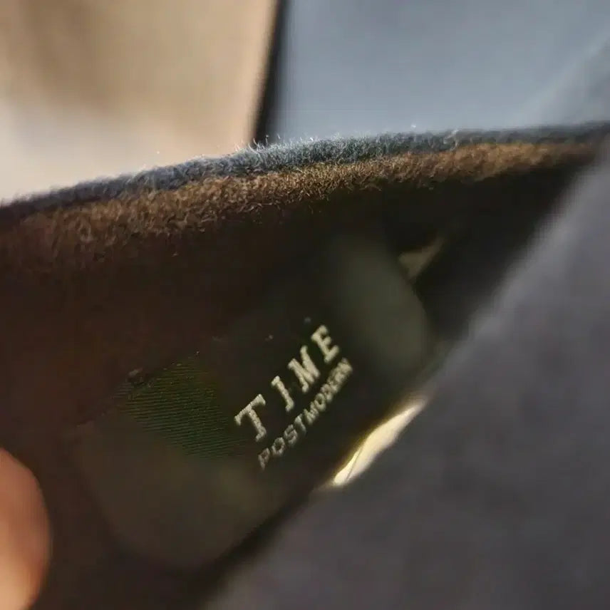 [SOLD OUT] 타임 HAND MADE 리버시블 울100 롱코트 네이비와브라운 벨트포함
