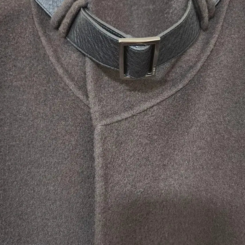 [SOLD OUT] 타임 HAND MADE 리버시블 울100 롱코트 네이비와브라운 벨트포함