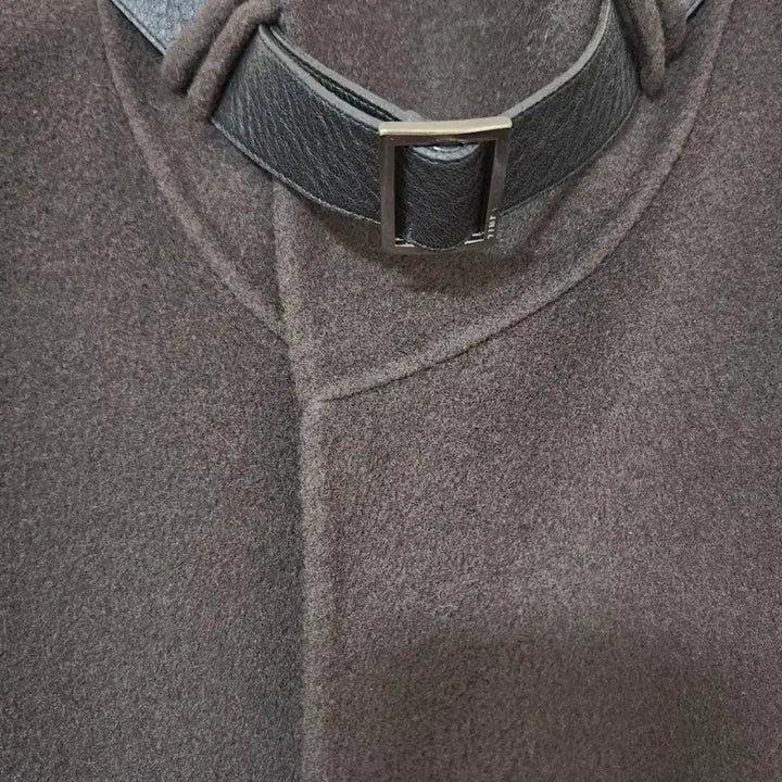 [SOLD OUT] 타임 HAND MADE 리버시블 울100 롱코트 네이비와브라운 벨트포함