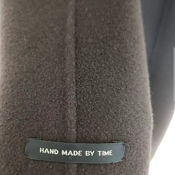 [SOLD OUT] 타임 HAND MADE 리버시블 울100 롱코트 네이비와브라운 벨트포함