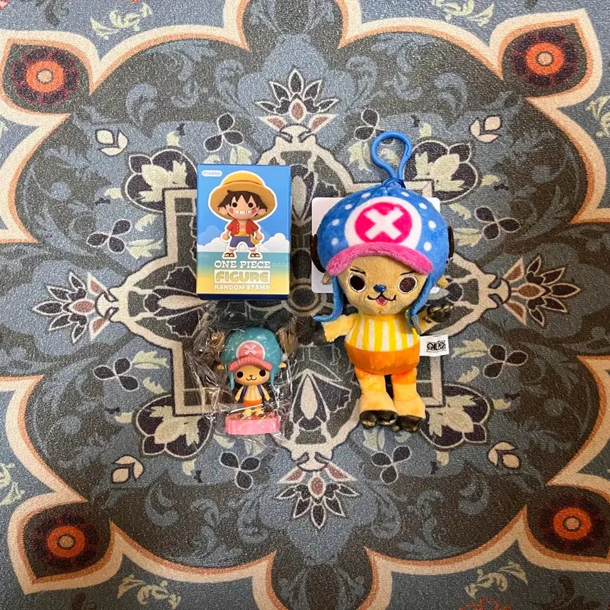 [BUNJANG] One Piece Chopper Figure Stamp + Mini Figure Set / 원피스_쵸파 피규어 스탬프+미니피규어 세트 새상품