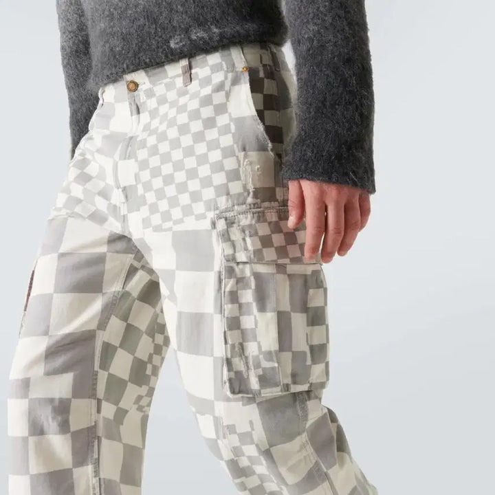 [BUNJANG] ERL Checkerboard Cargo Pants / ERL 이알엘 체커보드 카고 팬츠 새제품