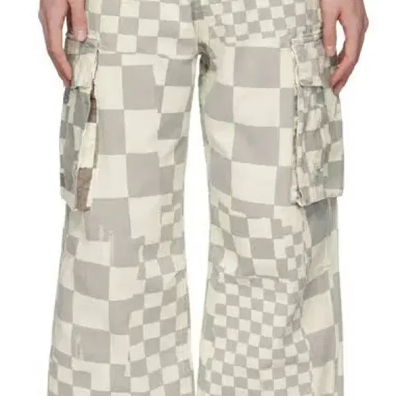 [BUNJANG] ERL Checkerboard Cargo Pants / ERL 이알엘 체커보드 카고 팬츠 새제품