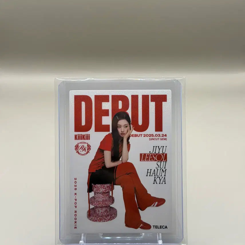 [BUNJANG] Tereca Kiki & Yisol Debut Photocard / 테레카 키키 이솔 데뷔카드