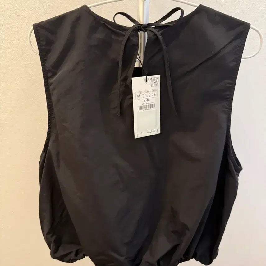 [BUNJANG] Zara Black Sleeveless Blouse / 새상품)자라 블랙 민소매 블라우스