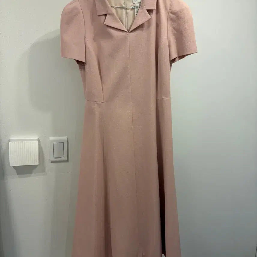 [BUNJANG] Sie Flare Dress Pink / Sie 시에 플레어 드레스 핑크 하객룩  (m 롱)